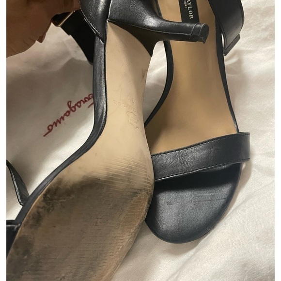 - Ann Taylor Mara Strap sandal in black - Picture 4 of 5